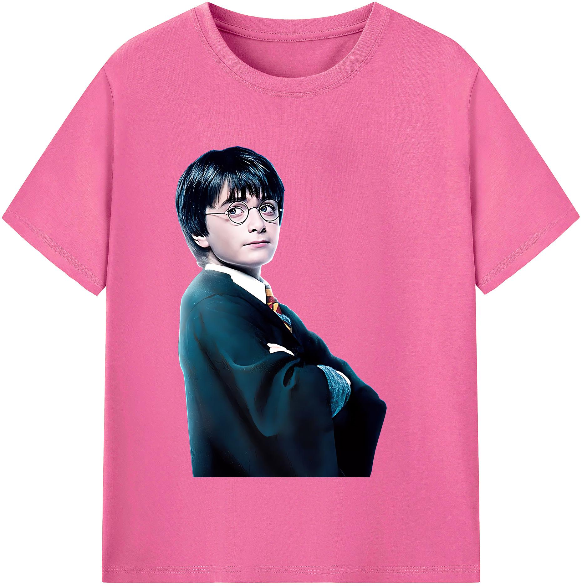 （画像用） Harry Potter ハリー・ポッターシリーズ レディースカジュアルプリントTシャツ（綿100％）
